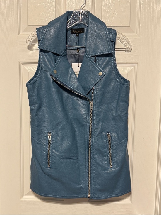 Furious Jackets & Blazers - FURious Fur Inc Leather Moto Vest SM